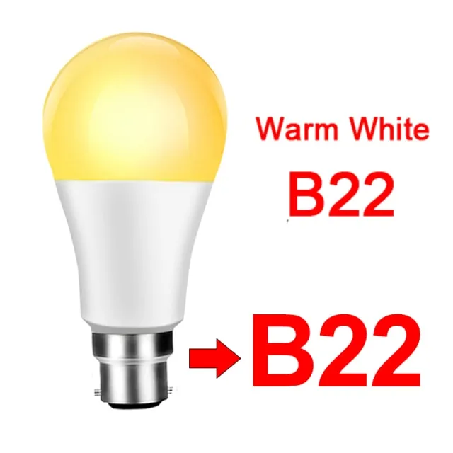 15W WiFi Smart LED Light Bulb E27 B22 Ampoule LED Intelligent Dimmable Night Lamp Apply to Alexa Google Home Alice Echo for Home