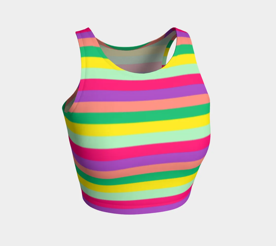 Berry Chic Athletic Crop Top