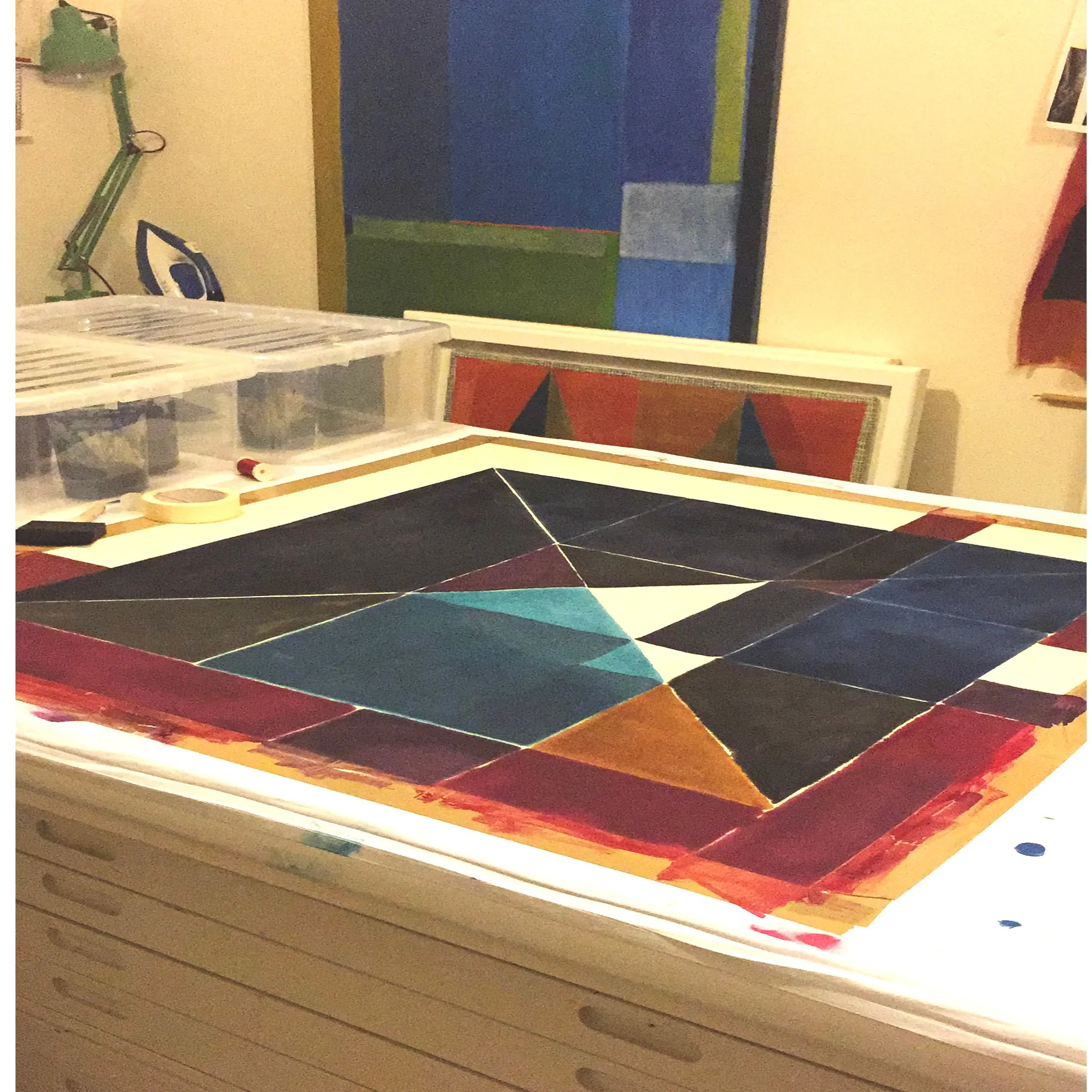 'Colour Block Grid' 2019 - POA