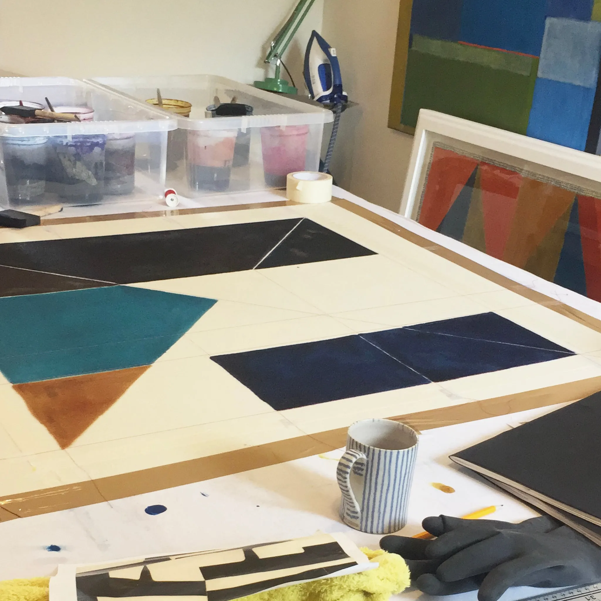 'Colour Block Grid' 2019 - POA