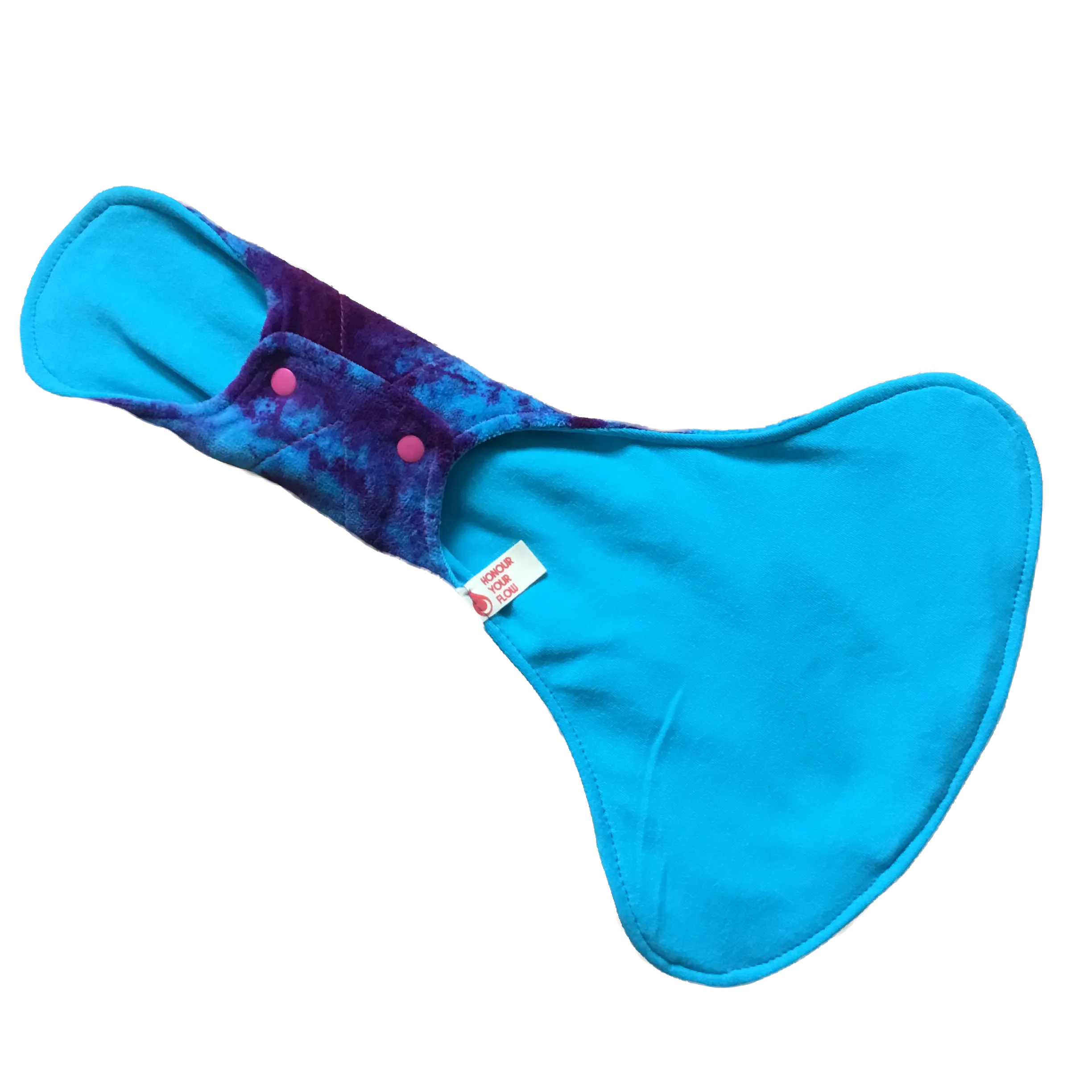 Coral Reef  Night Pad Organic Cotton Reusable Period Pad Incontinence Pad