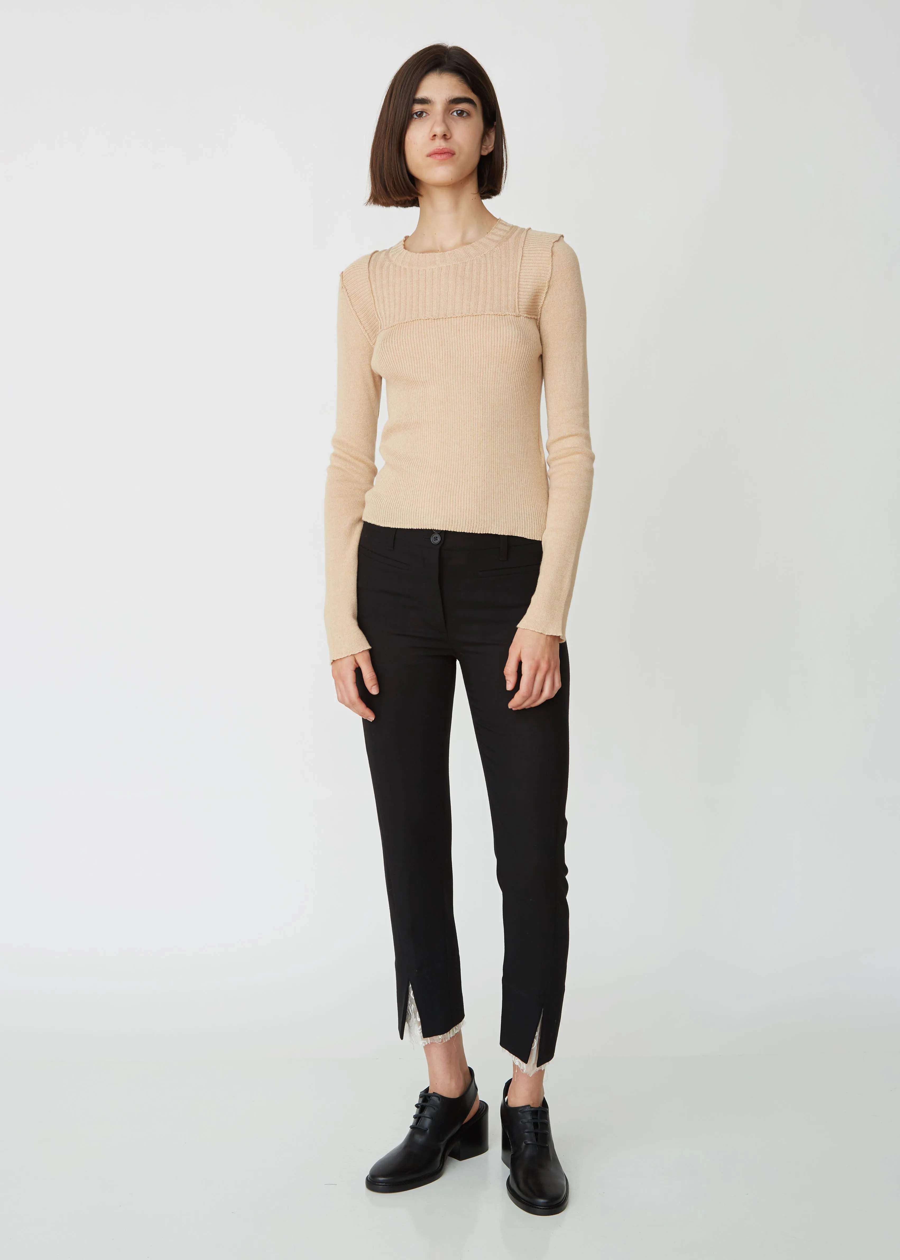 Cotton Cashmere Crewneck Sweater