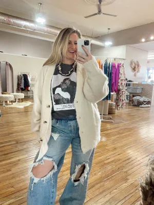 Cozy in Cream Cardigan