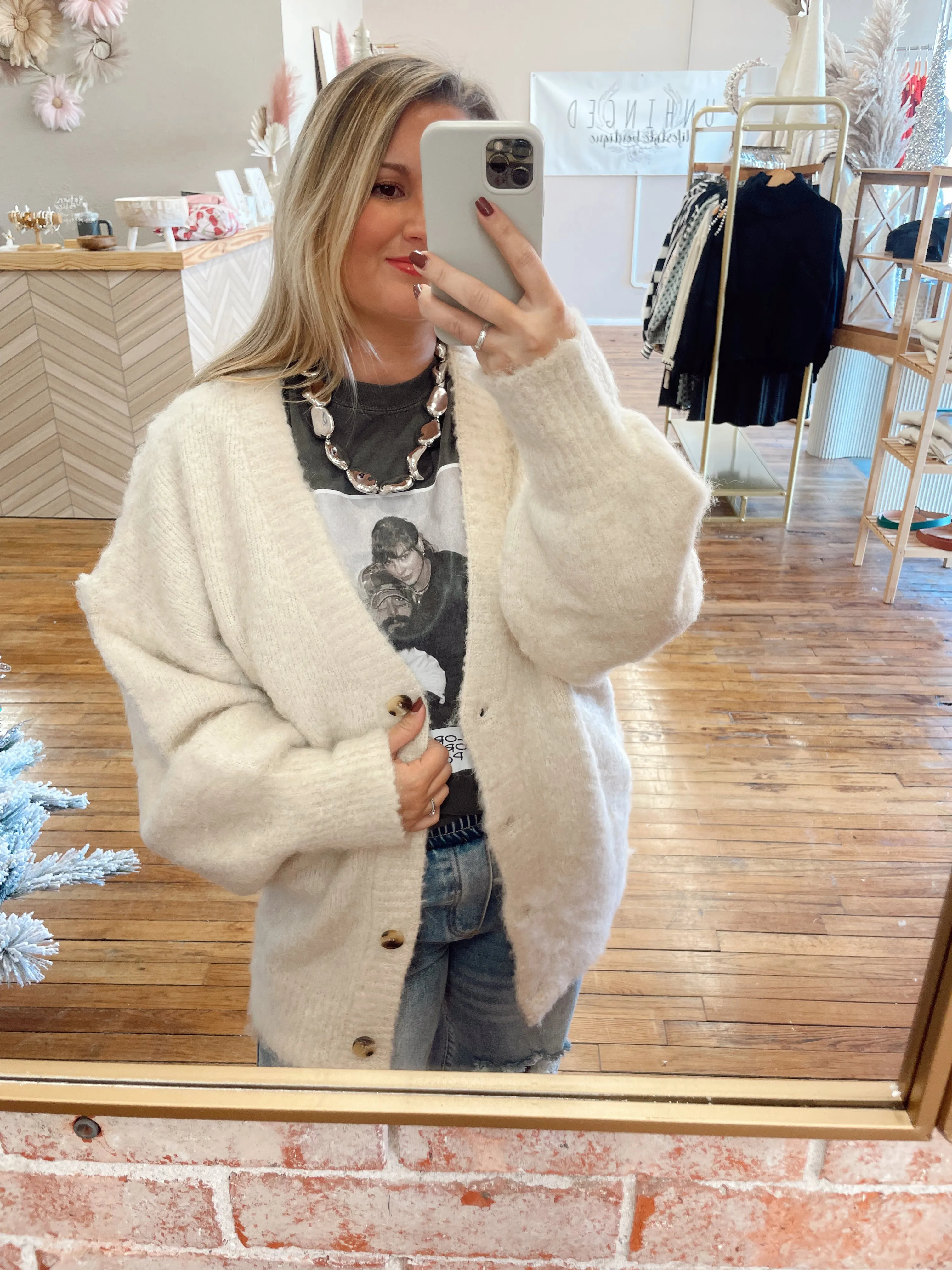 Cozy in Cream Cardigan