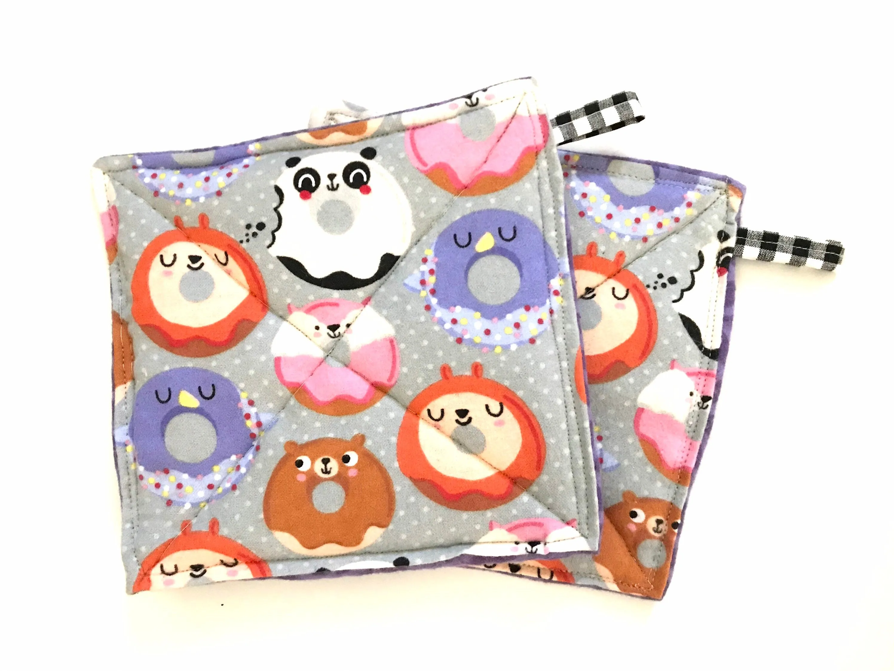 Donut Friends Pot Holders - Set of 2