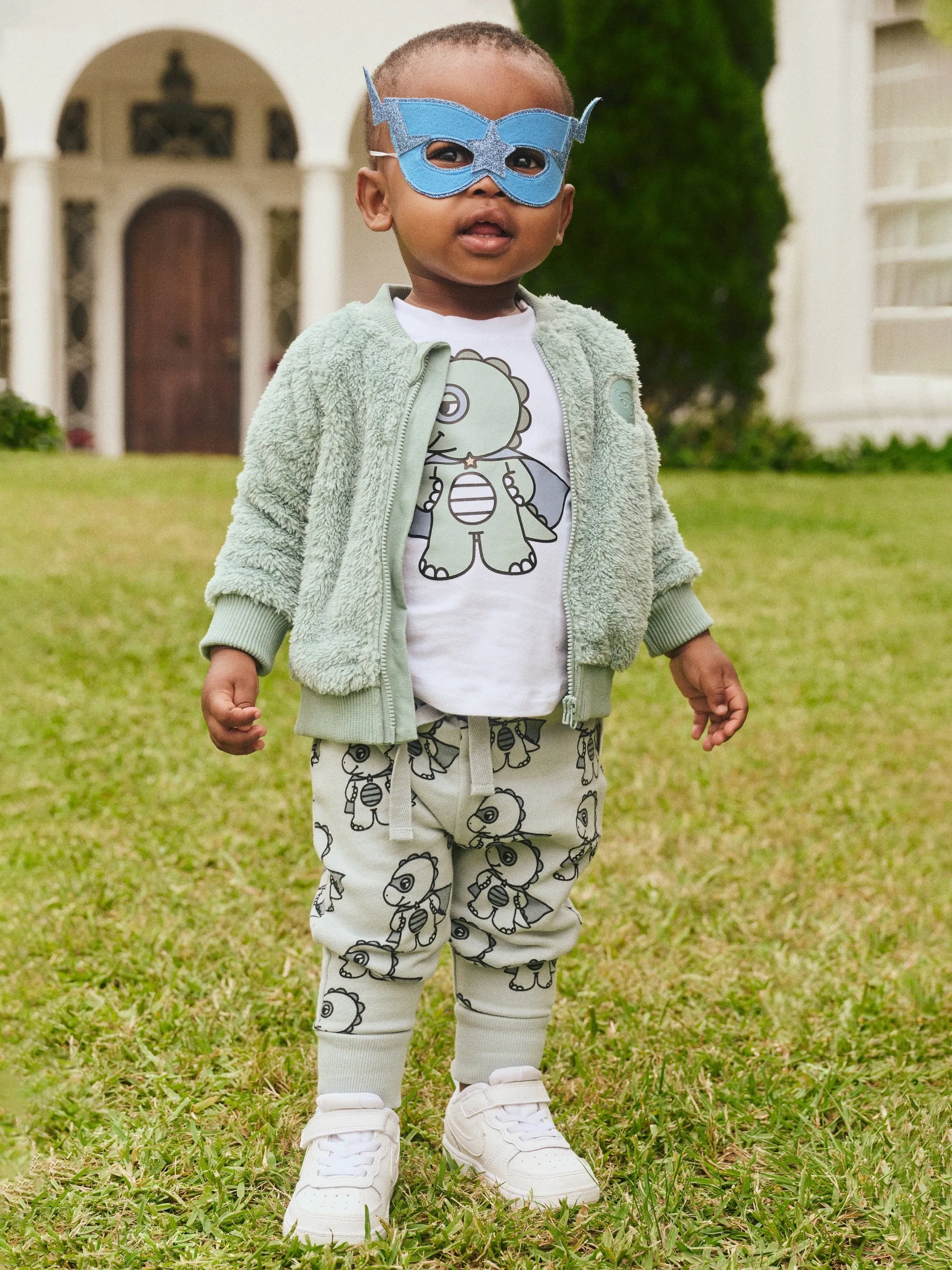 Huxbaby Dino Hero Fur Jacket
