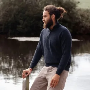 Men's Zip Neck Sweater