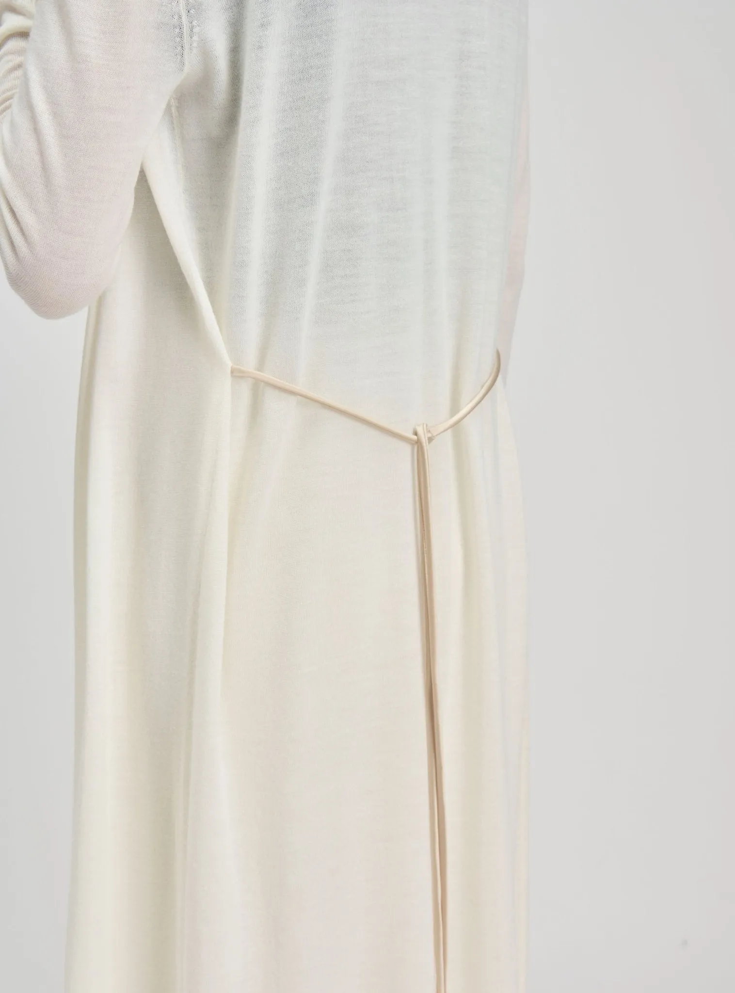MIC maxi cardigan (White)