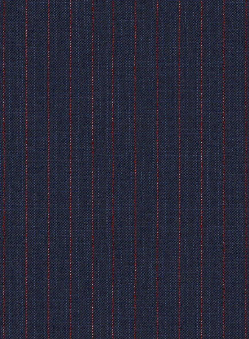 Napolean Argio Stripe Dark Blue Wool Jacket