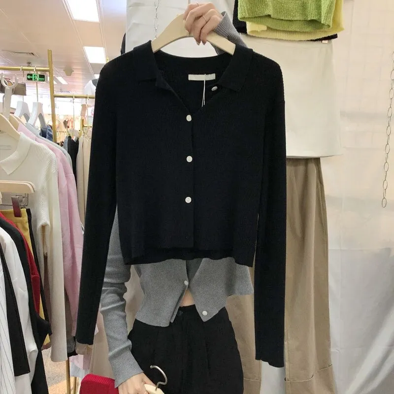 Oversize Autumn Vintage Loose Winter Knitted Long Sleeve