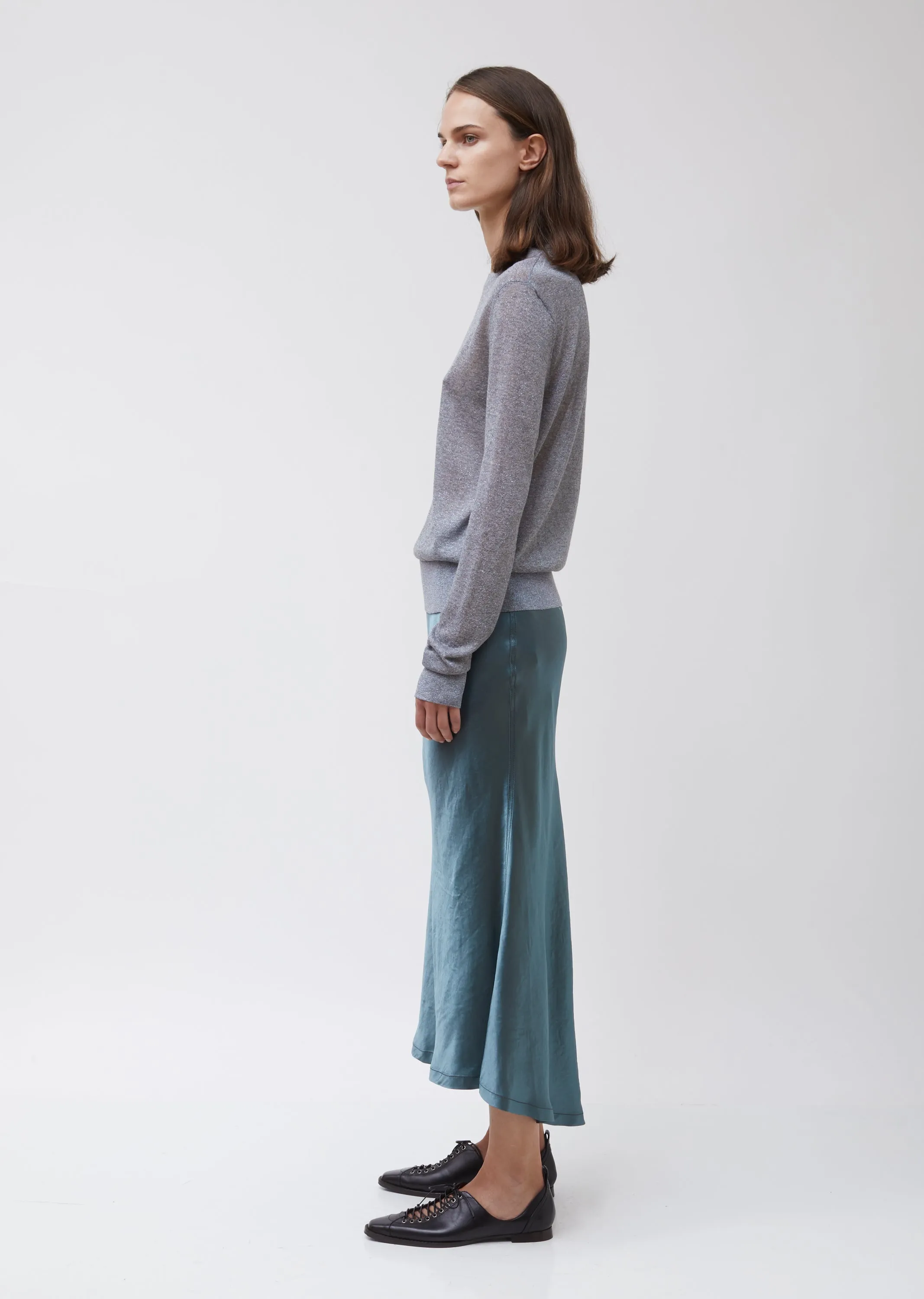 Pierre Lurex Melange Crewneck Sweater