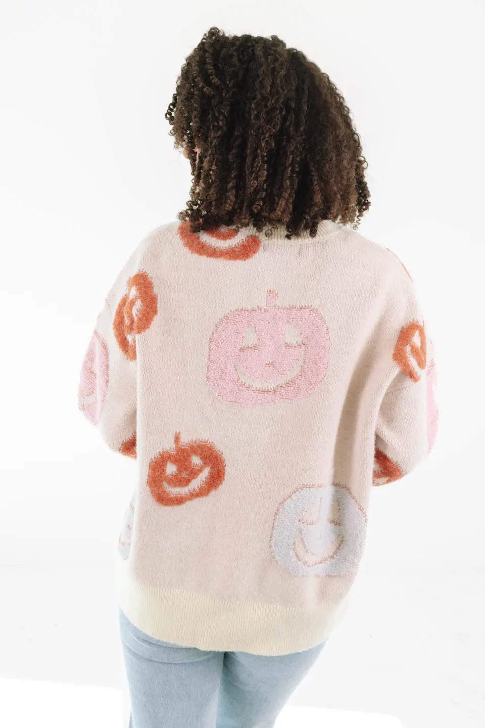 Pumpkin Patch Date Sweater - Ivory