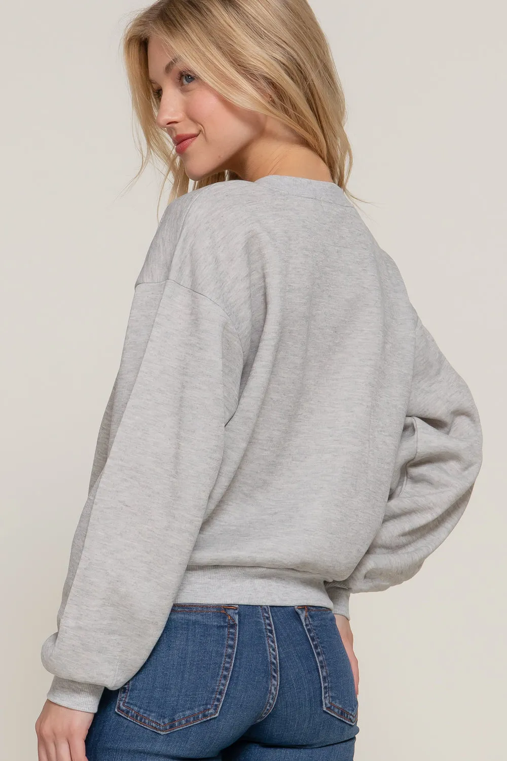 Sequin Bow Pullovers - 2 Colors!