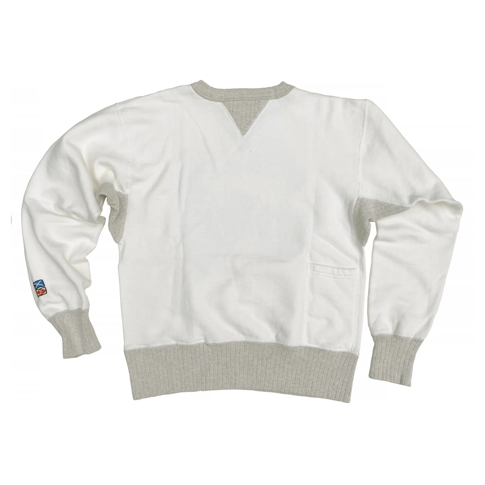 The Medalist Sweatshirt - White "Panther" Flock Print