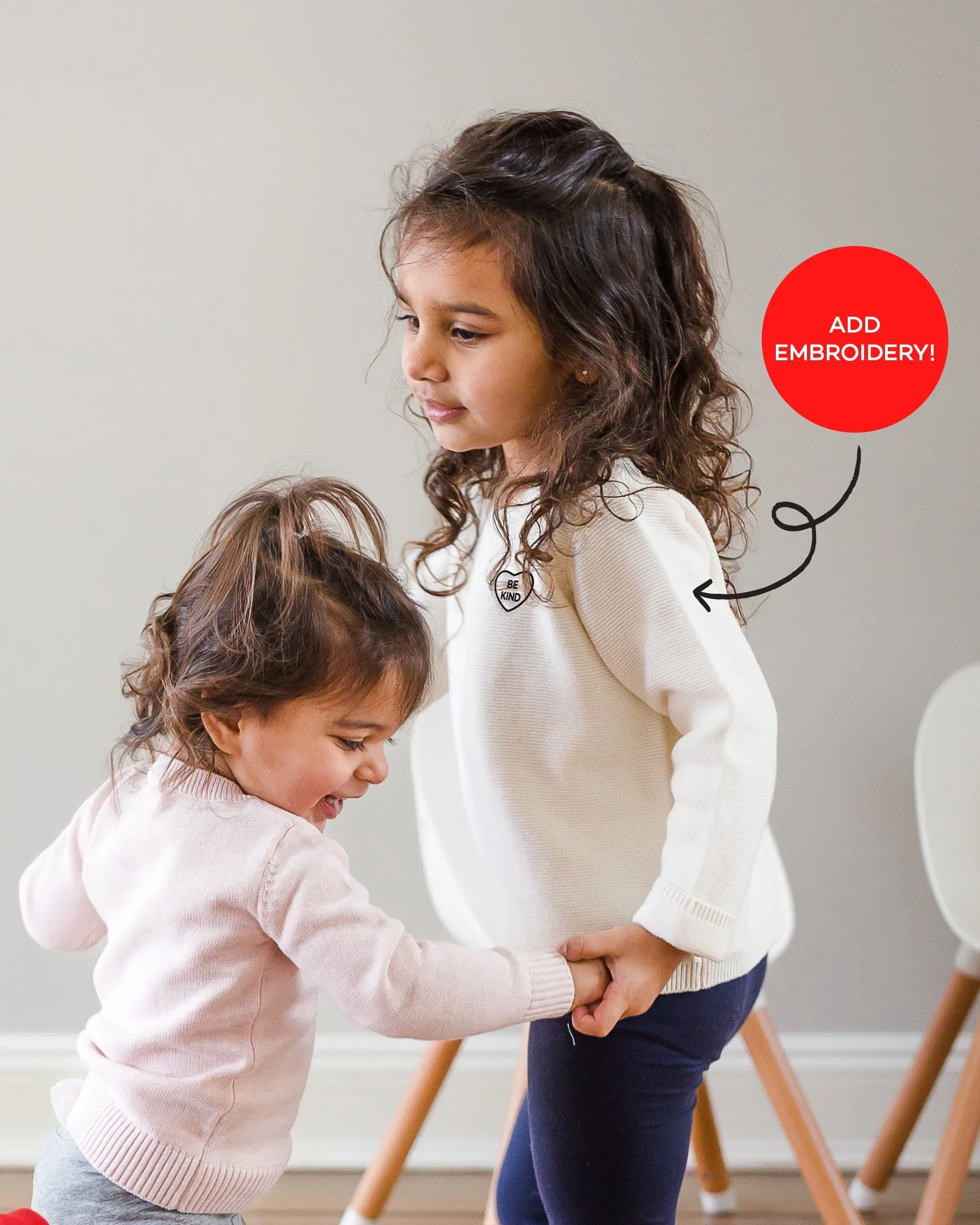 The Organic Garter Stitch Sweater [Cream]