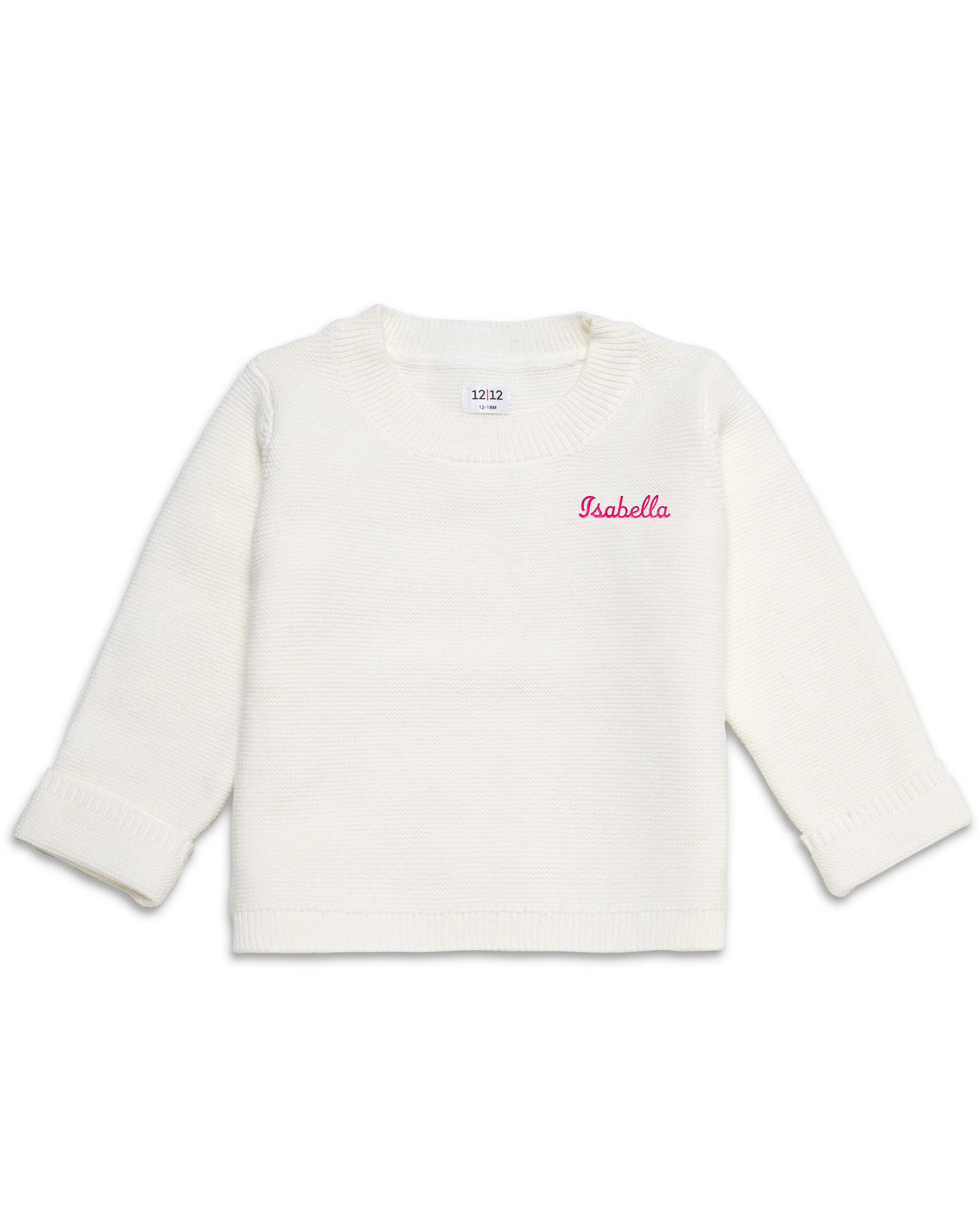 The Organic Garter Stitch Sweater [Cream]