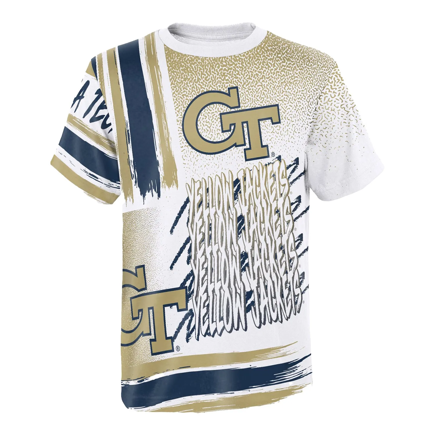 Youth Georgia Tech Yellow Jackets Game Time White T-Shirt